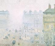 Camille Pissarro Place du Theatre Francais France oil painting artist